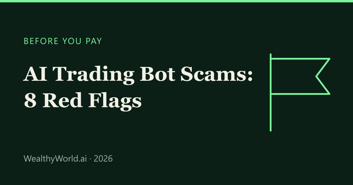 AI trading bot scams red flags cover