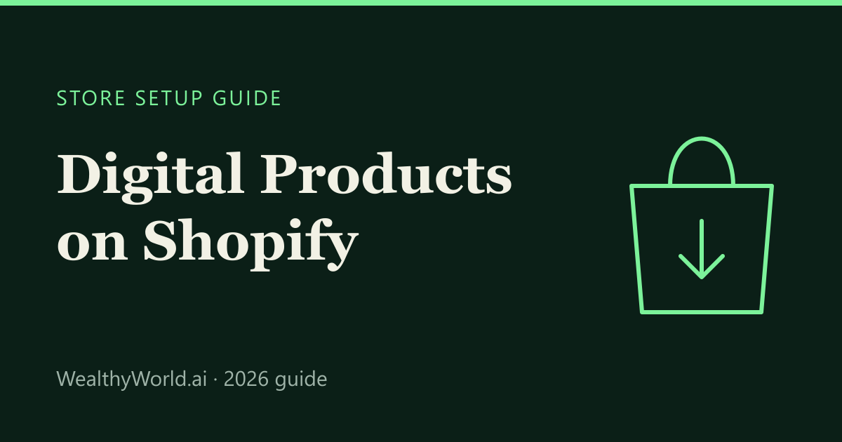Selling digital products on Shopify cover
